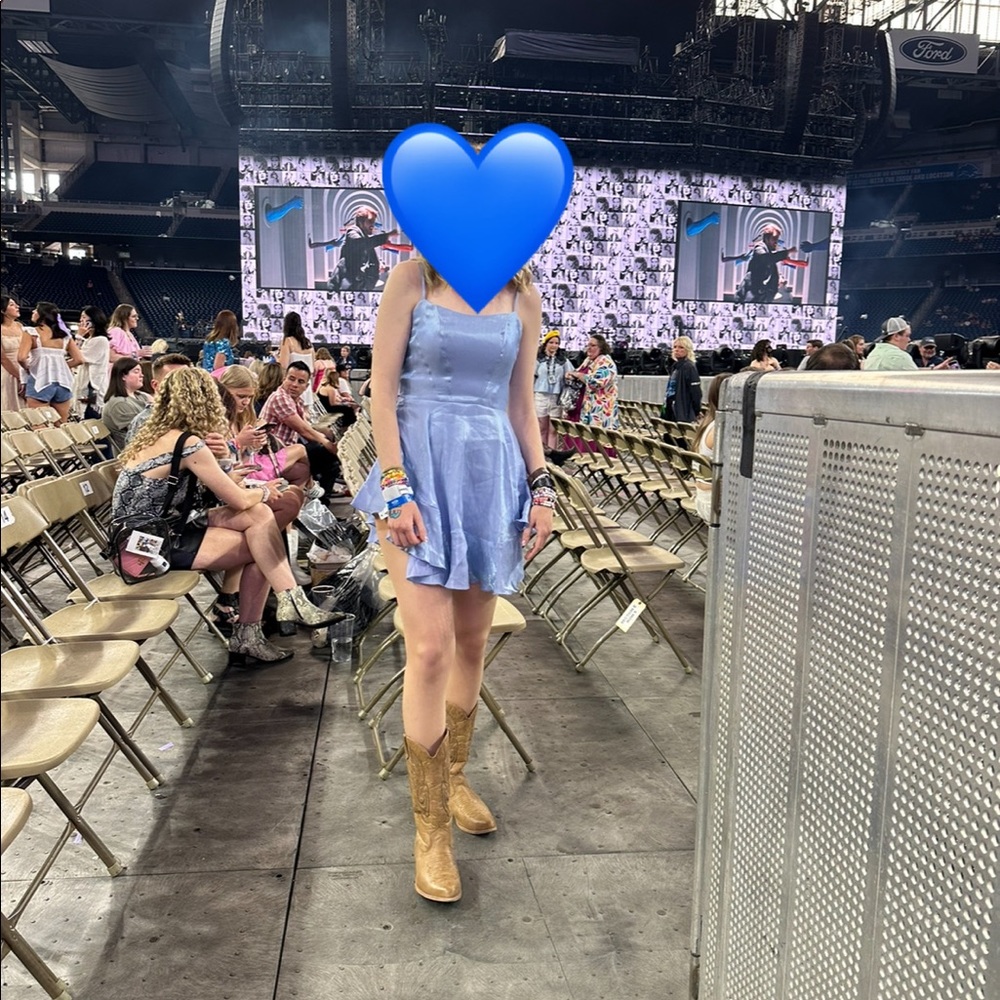 Metallic Mini Ruffle Romper- Cider - Picture 5 of 5